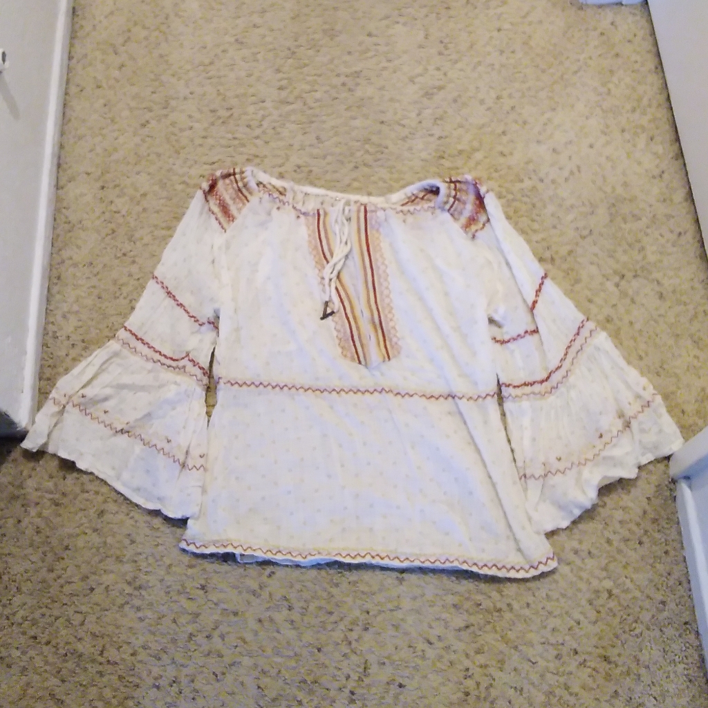 Waist Tailored Size S Free Peaople Sheer Top